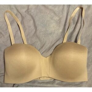NEW‎ Maidenform Self Expressions Beige Strapless Wireless Bra, Size 34D